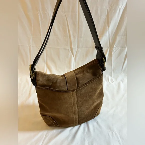 Coach Suede Soho Bag - Picture 3 of 13
